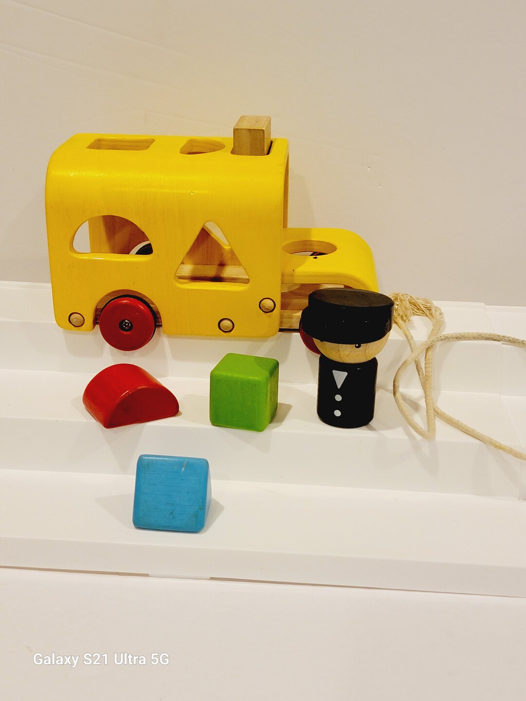 Plantoys Sorting Bus Pull Toy Etsy