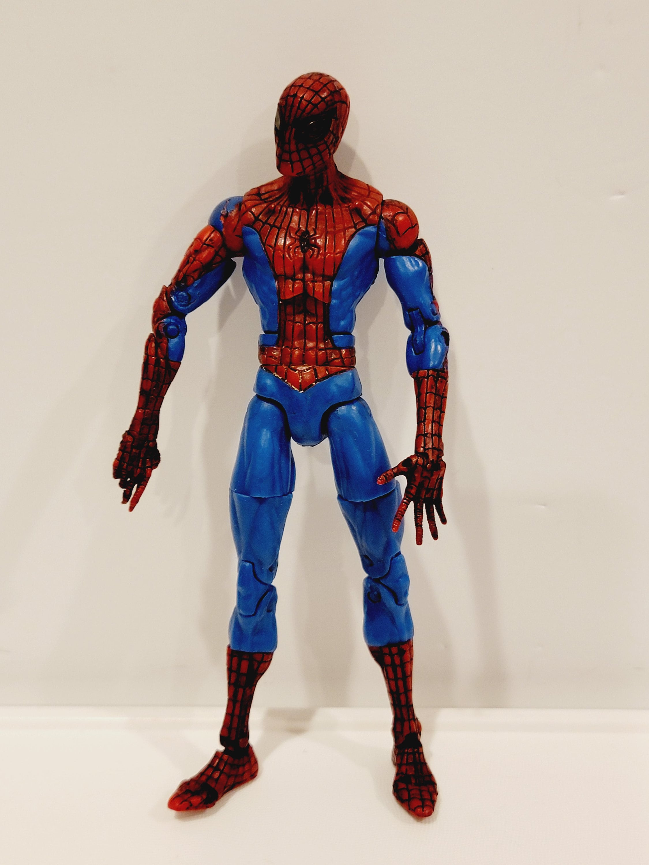 Mcfarlane Toybiz Figure Marvel Legends 2002 Super Posable Spider