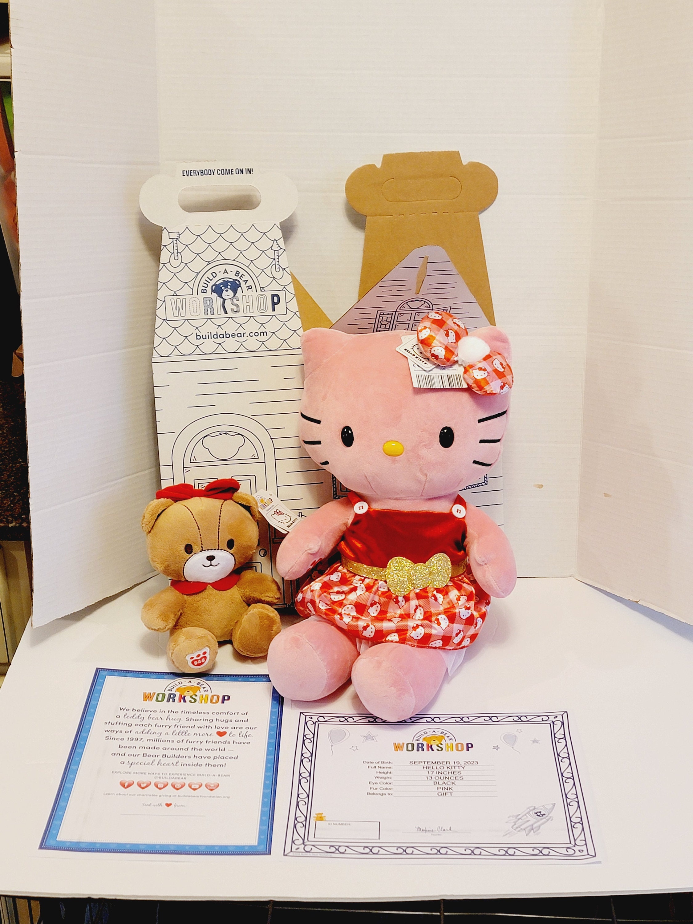 Build-A-Bear Workshop, Toys, Hello Kitty Build A Bear Sanrio Gingerbread  Collectible Brown Plush 8