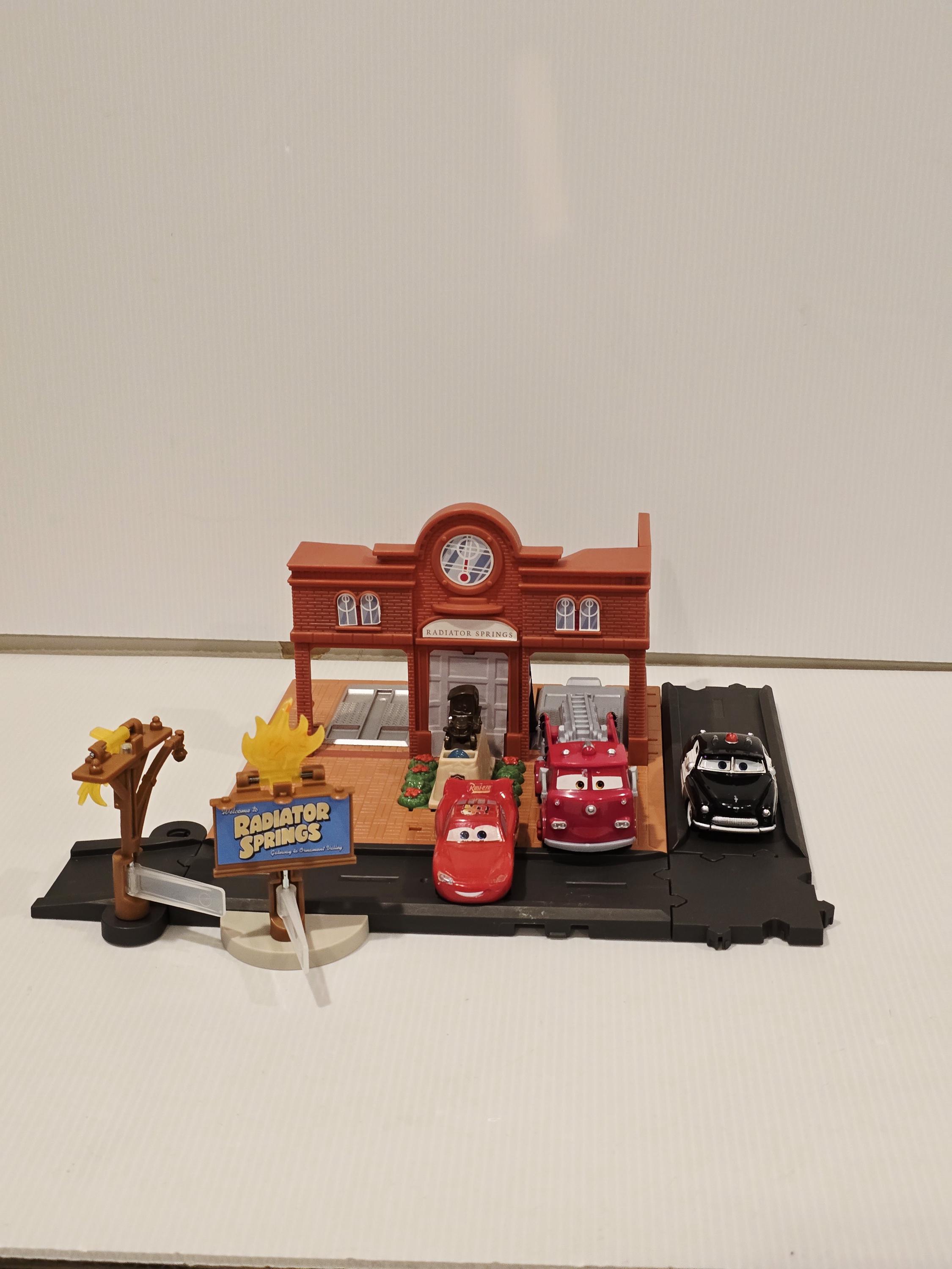 Disney Pixar Cars on the Road Red's Fire Station Playset Red