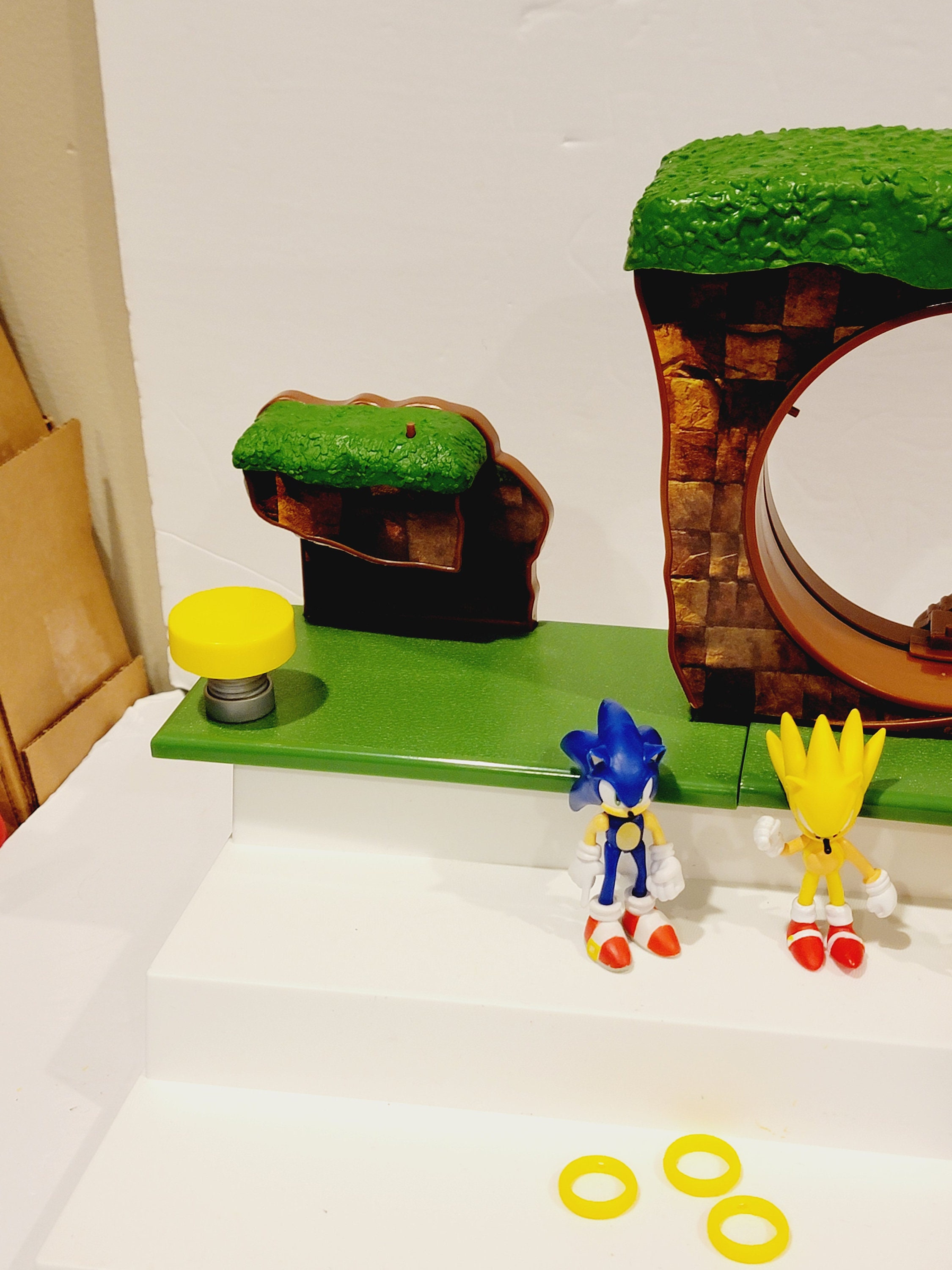 Sonic The Hedgehog Green Hill Zone Playset For Kids 12