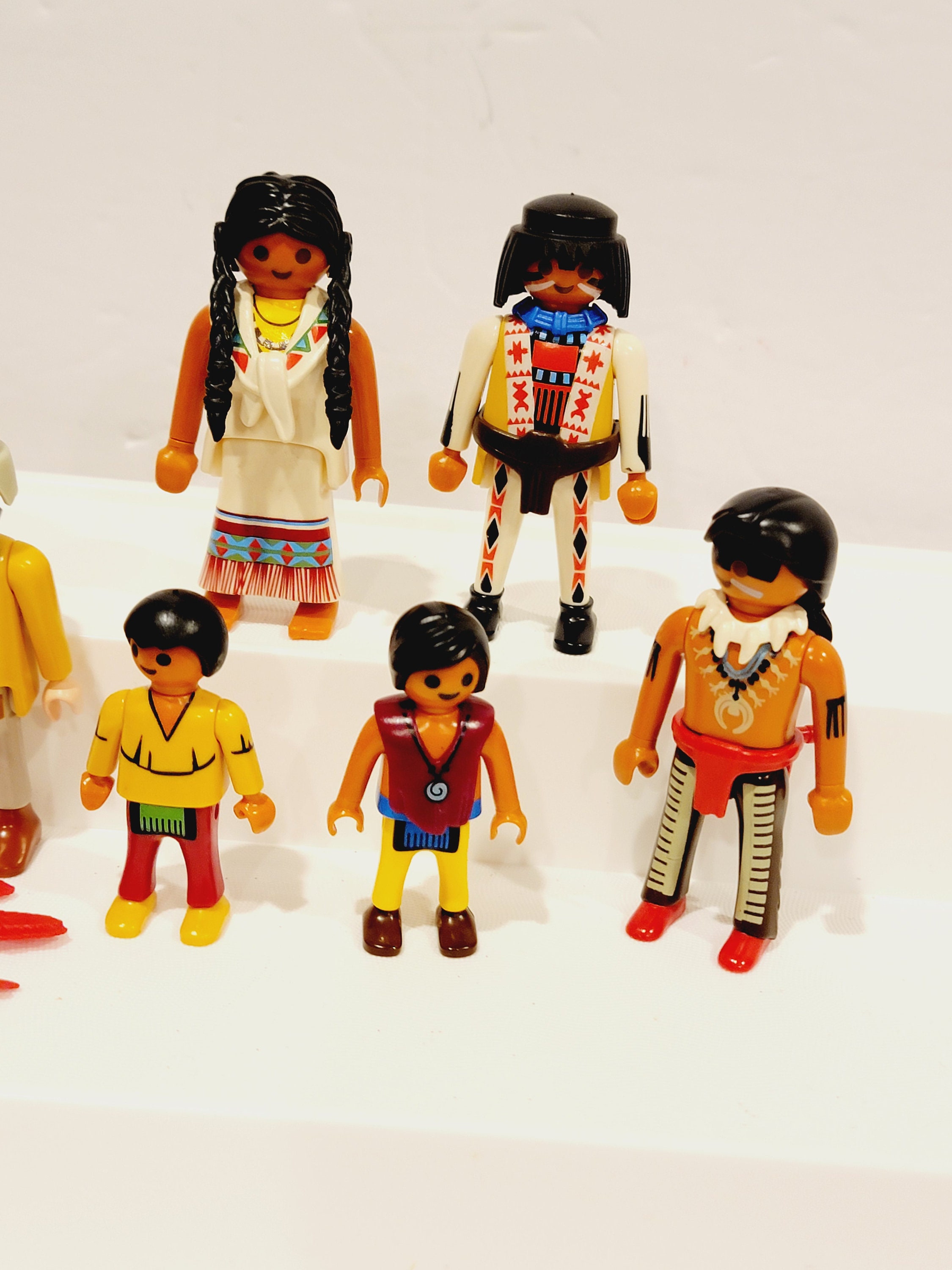 Playmobil Native American Family Figure Set Etsy