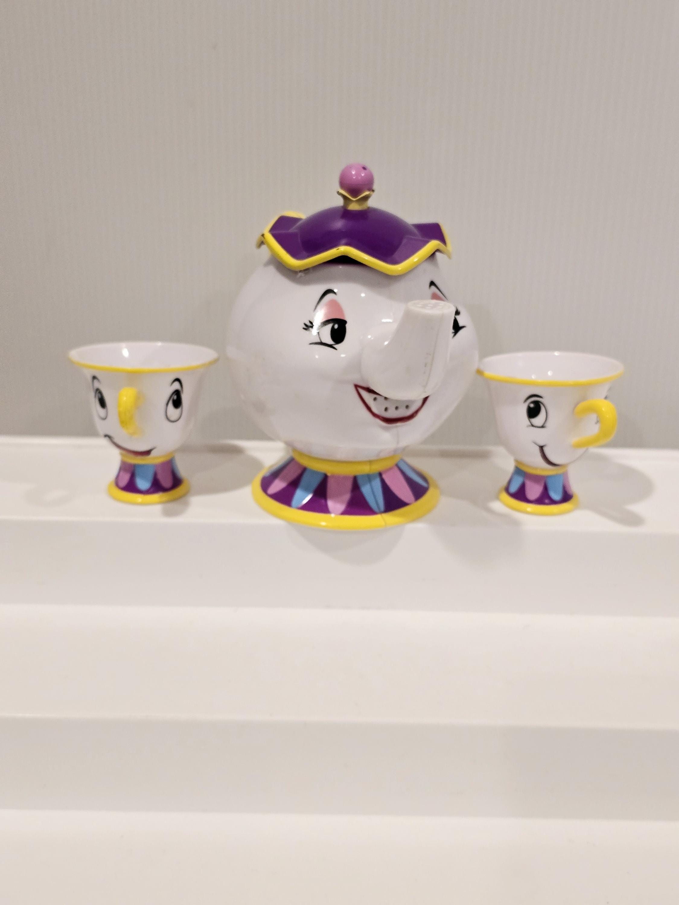 Disney Beauty and the Beast Mrs Potts Talking Tea Set - Etsy