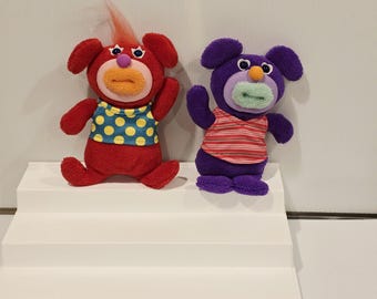 Retired Sing-a-ma-jigs Blue Singing Plush Toy Fisher Price WORKING