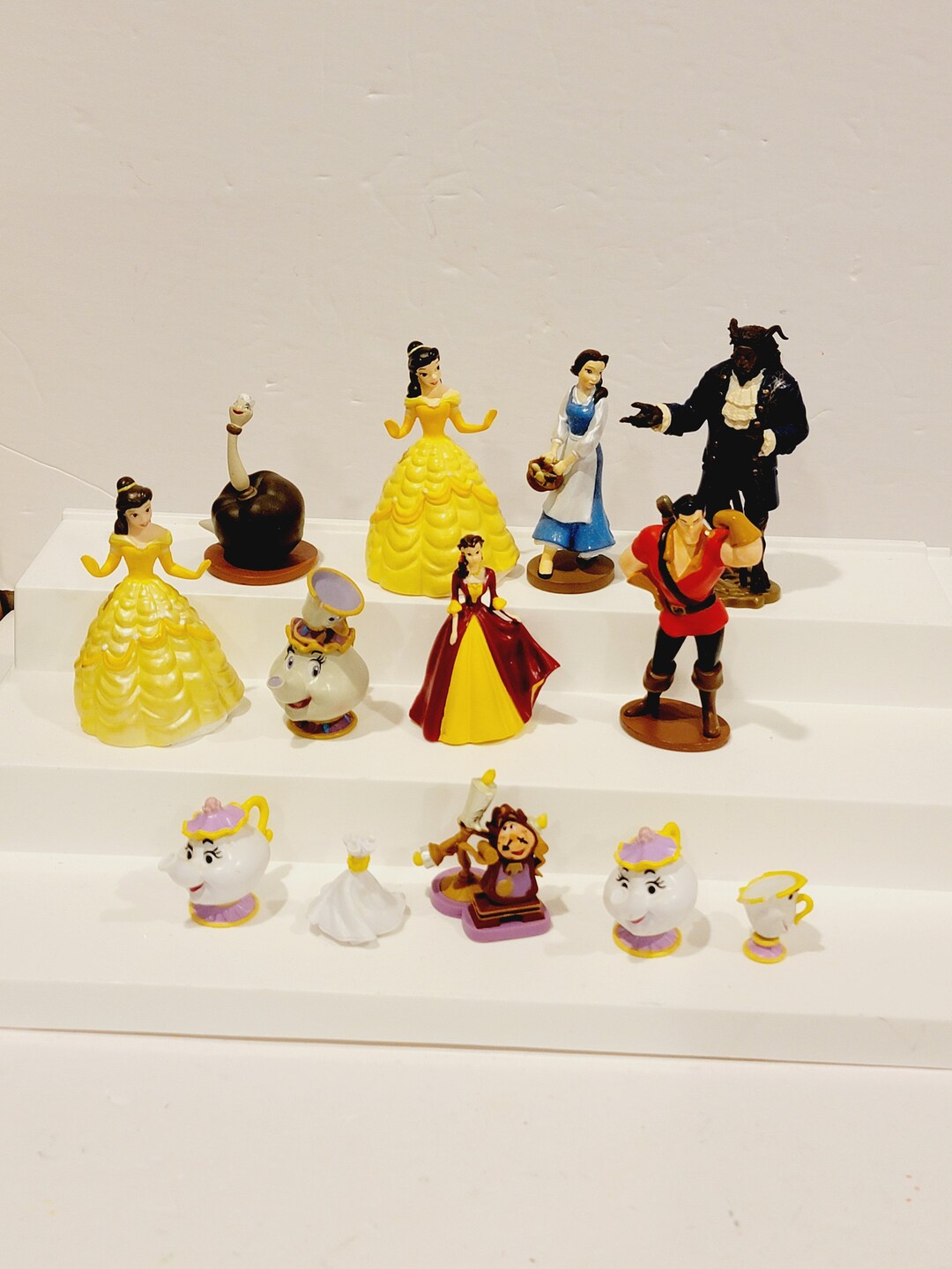 Disney Beauty and the Beast Figure Set Etsy