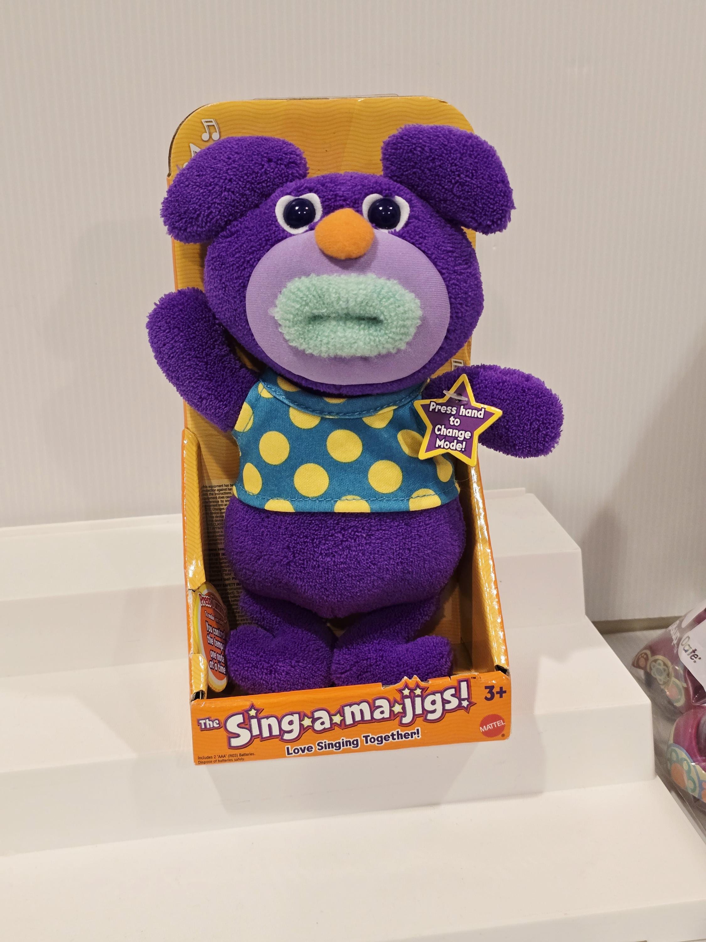 Sing-a-ma-jigs Purple Plush Clementine New Mattel - Etsy