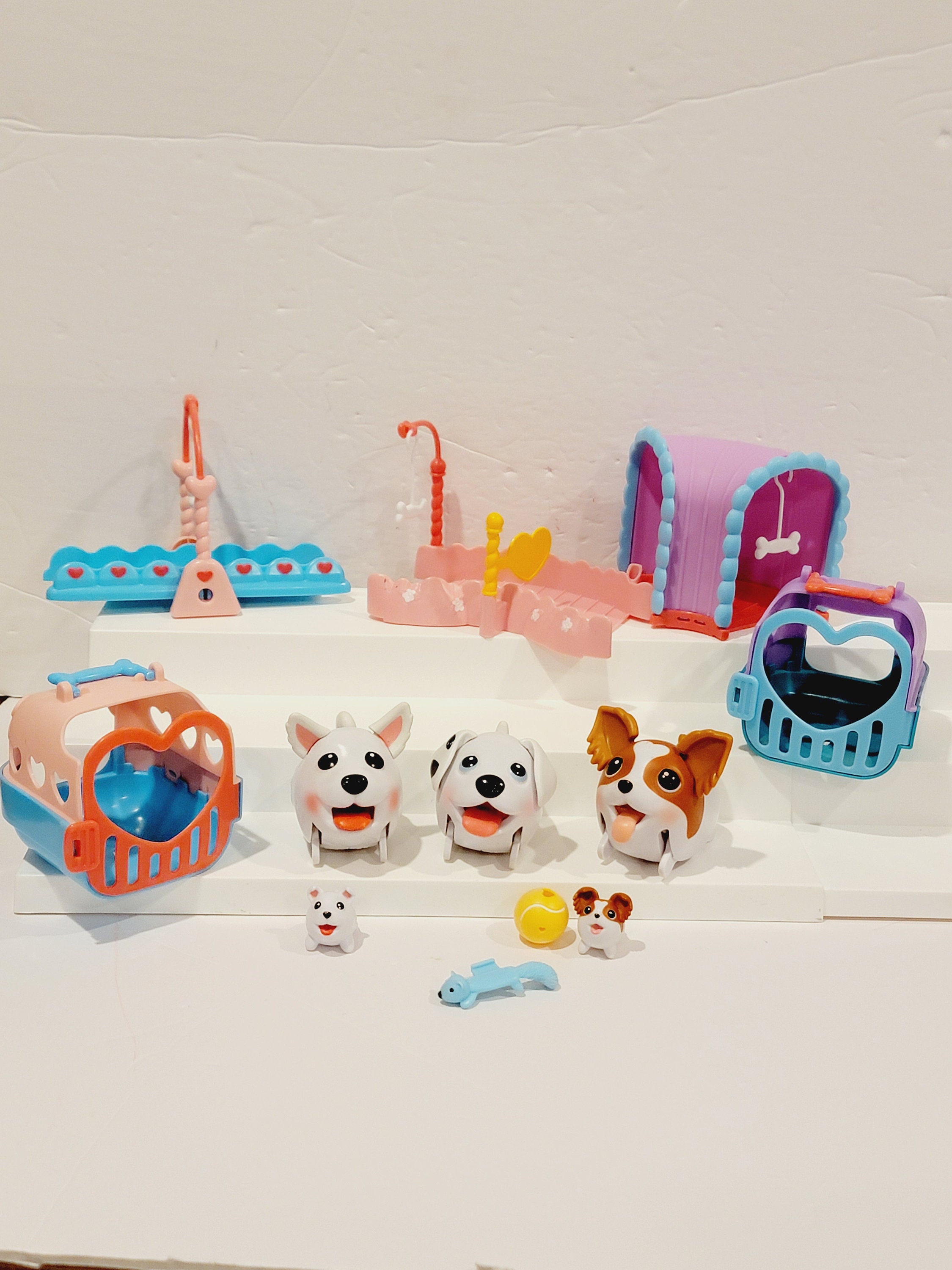 Chubby Puppies Friends Playset With Interactive Pets Etsy