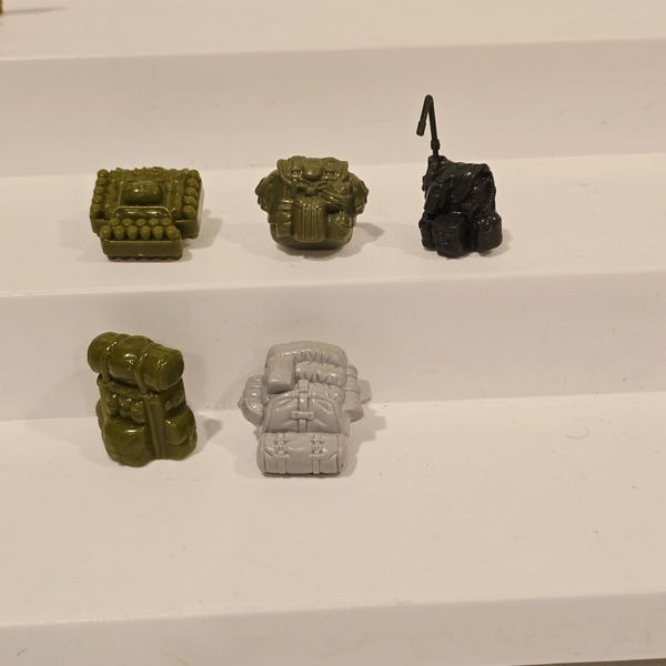 Vintage G.I Joe Backpack Bag Set