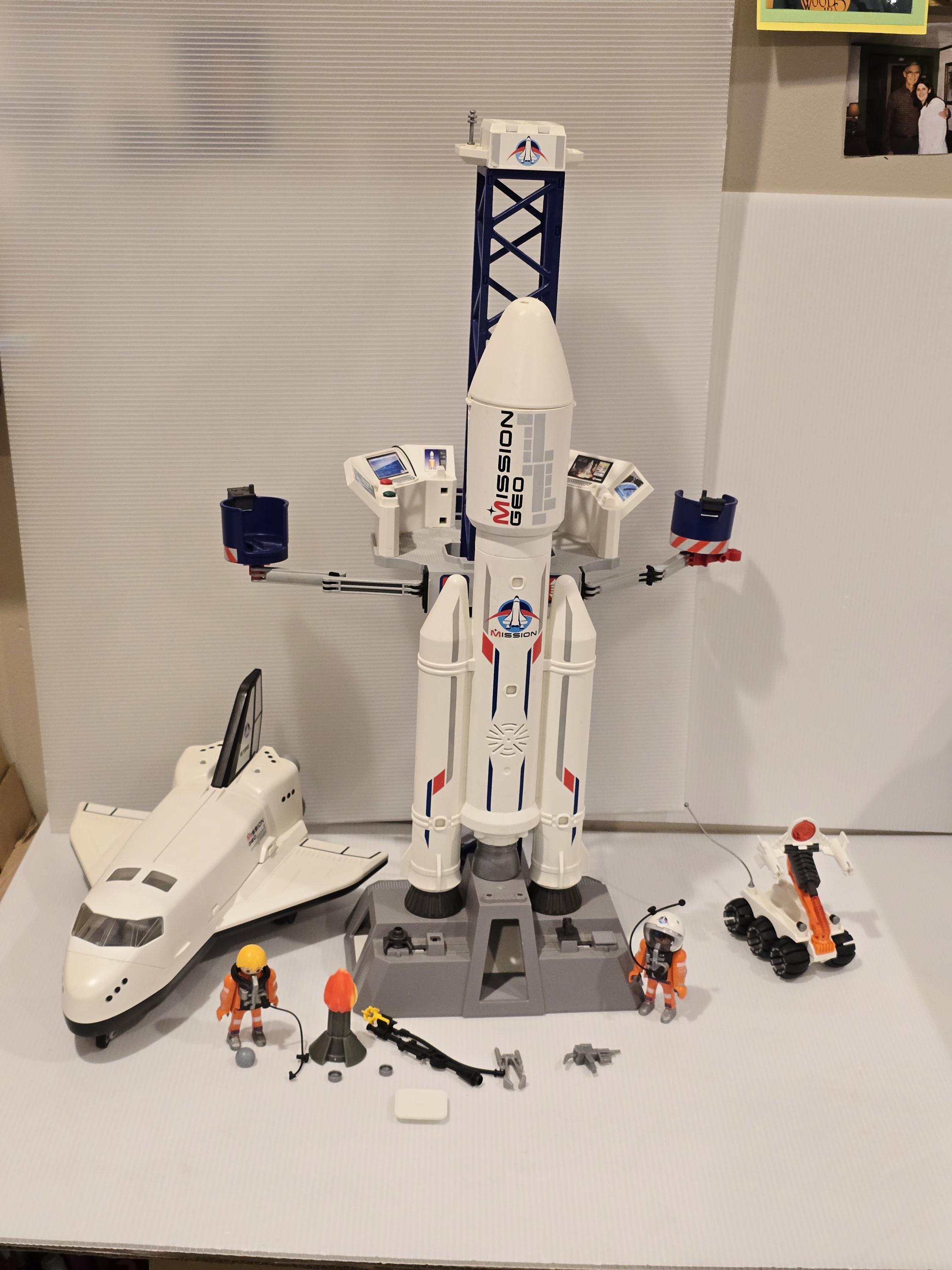 Playmobil City Action 6195 Navette de lancement de fusées spatiales 6196