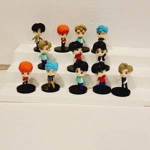 Tinytan BTS Anime Figure Set - Etsy