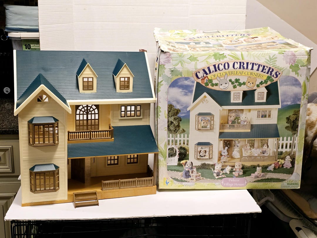Calico Critters Deluxe Village House With Box - Etsy