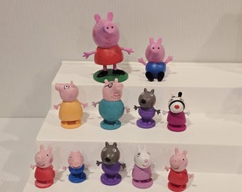 Maison Peppa Pig Avec Mini Bus Et 9 Figurines – Occasion, Lot Complet