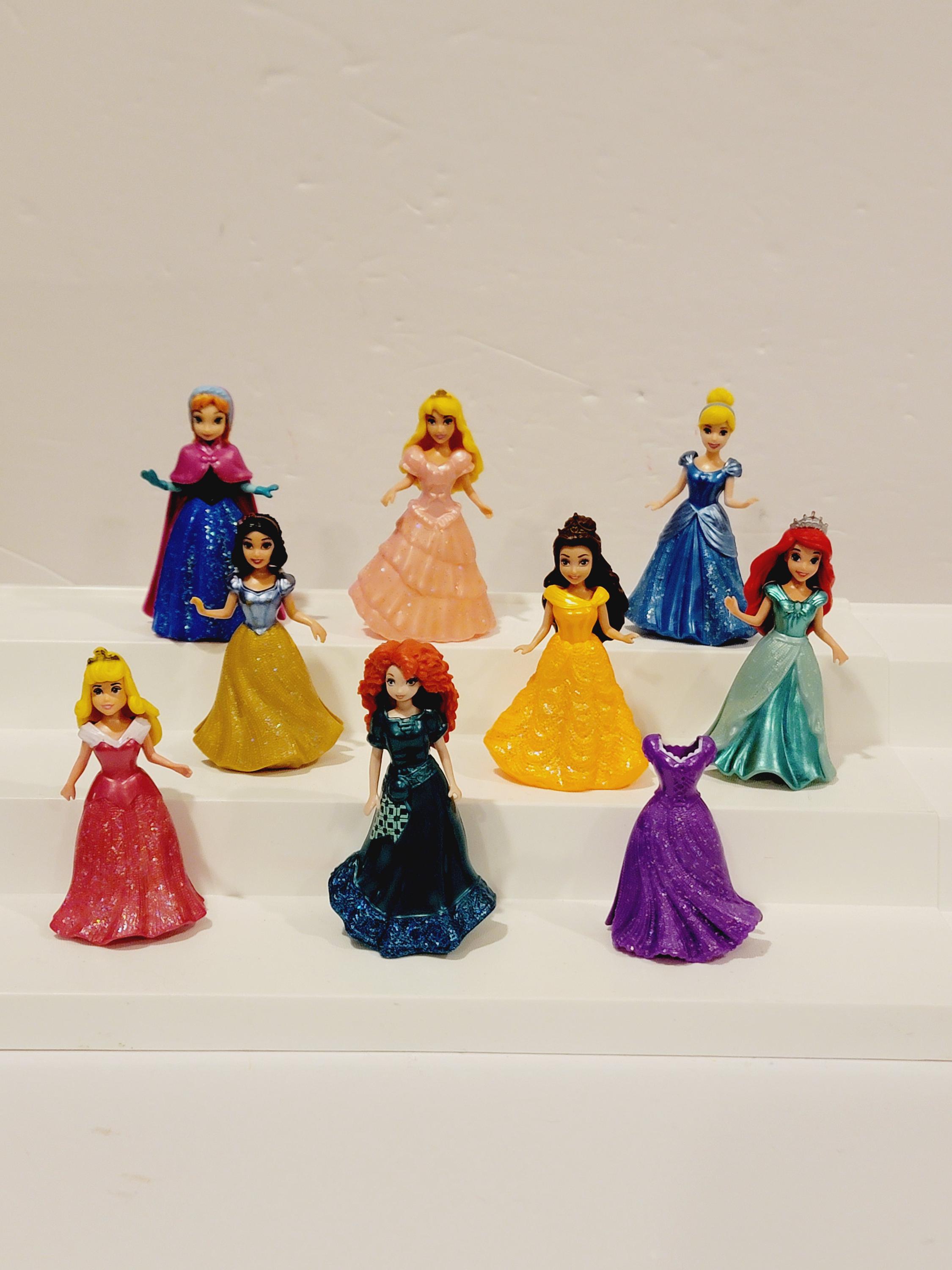 Disney Princess Sparkle Magiclip Doll Set