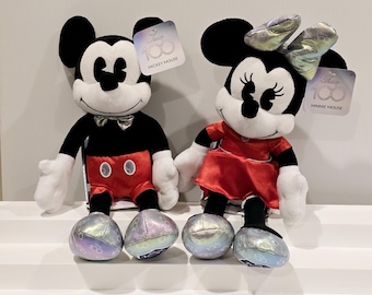 Disney Toys 100 Years Minnie Mouse Plush Set New