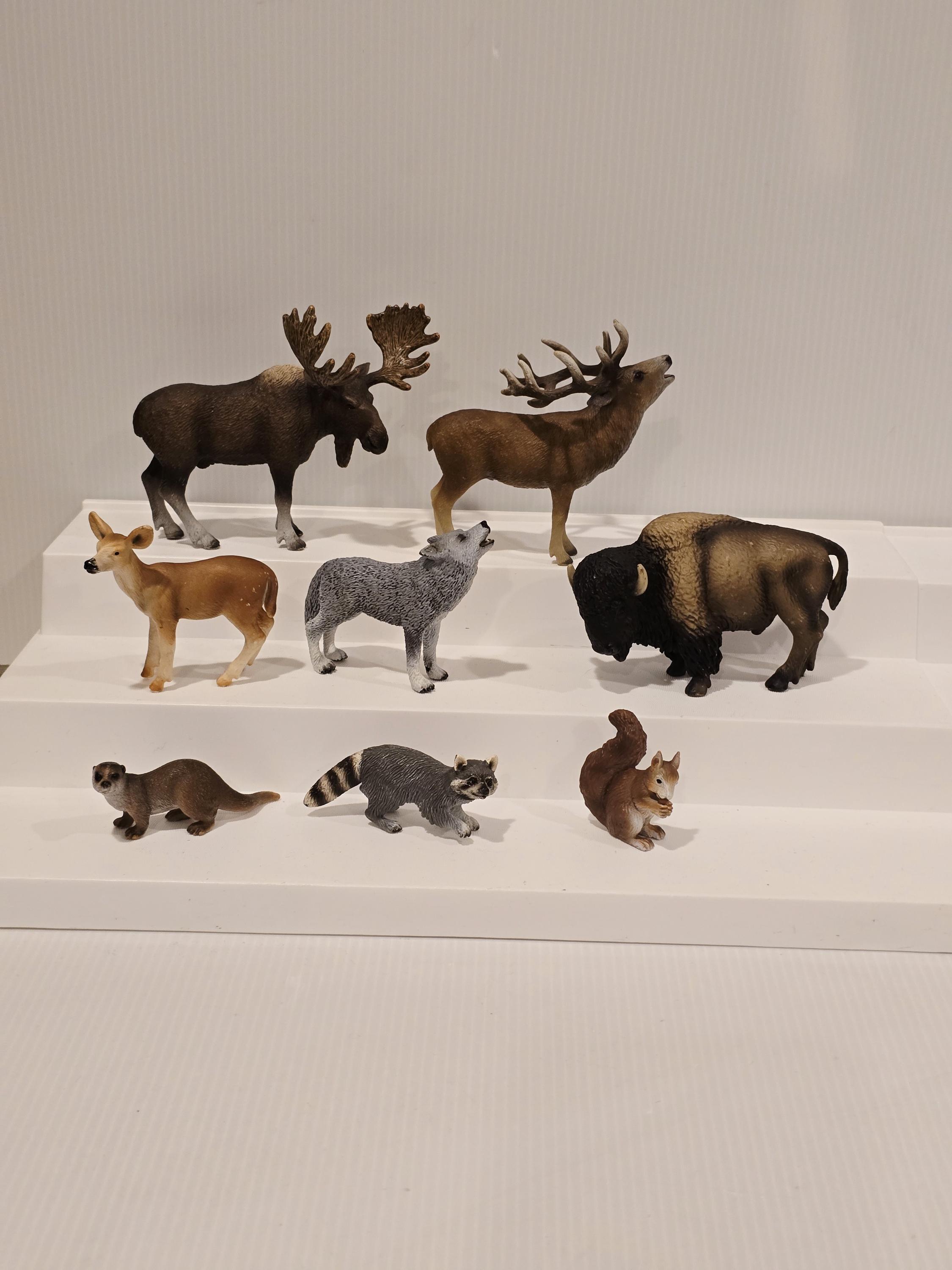 Schleich Wild Life North American Animal Figure Set - Etsy