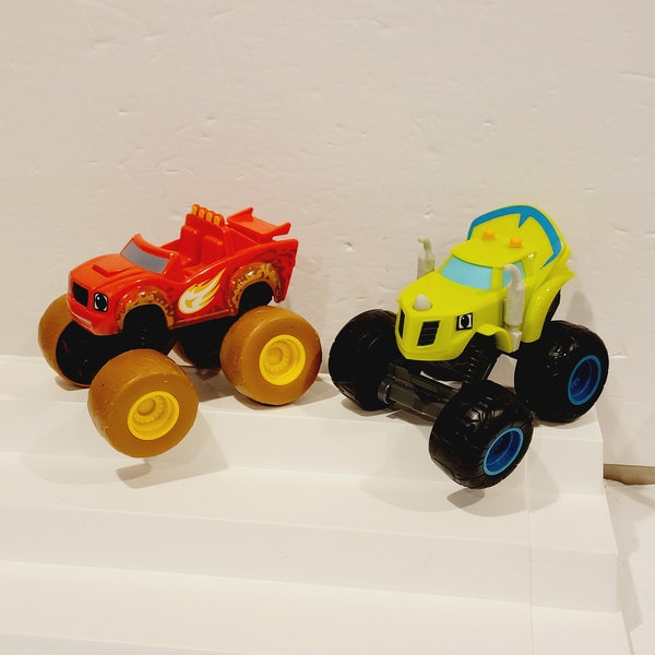 Blaze and the Monster Machines Talking Zeg and Blaze Monster Truck Set