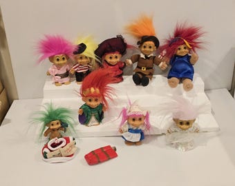 Vintage Russ Trolls My Lucky Troll Doll and Accessories Set