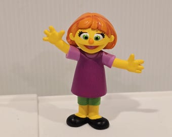 Sesame Street Place Julia Fill A Bus 3" Toy Sea World Busch PVC Figure
