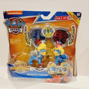 Paw Patrol MIGHTY TWINS Mighty Pups Super Paws Lights Up Etsy