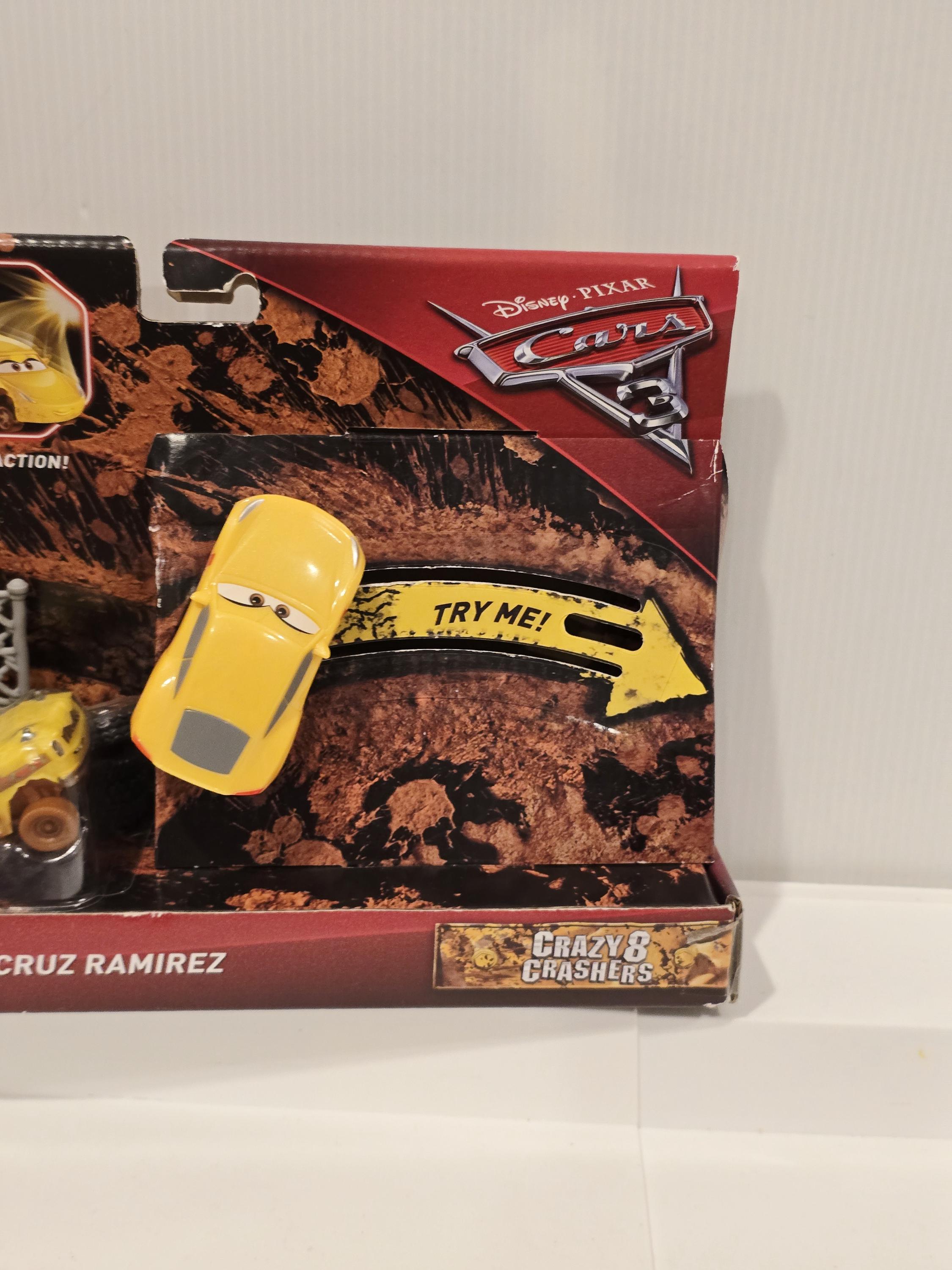 Crazy 8 Crashers Taco Cruz Ramirez Vehicles Toy New Disney Pixar