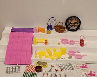 Vintage Doll Camping Hiking Outdoor Accessories Set