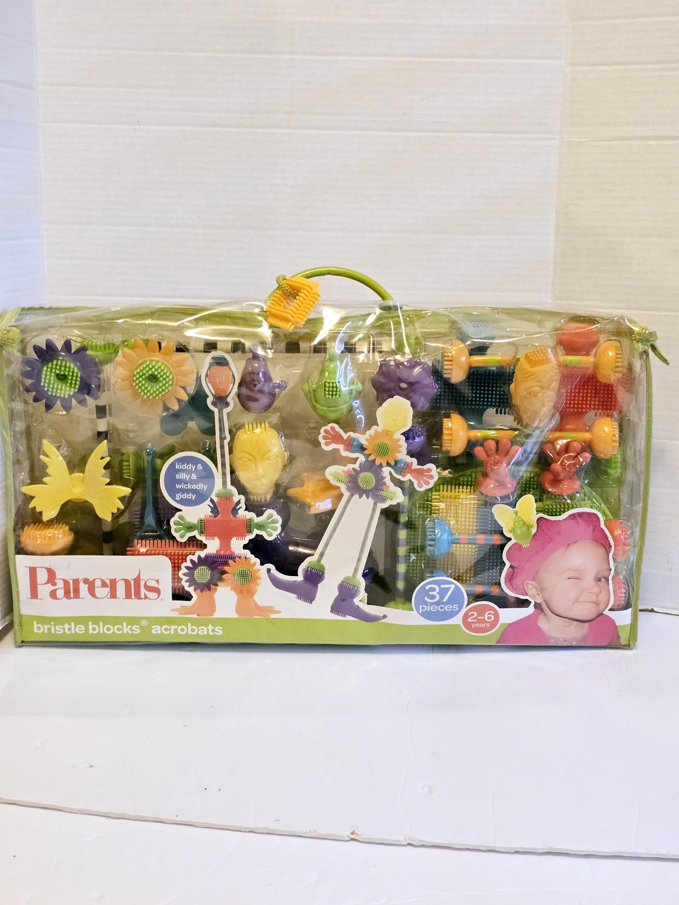Parents Bristle Blocks Acrobats 37 Pieces New