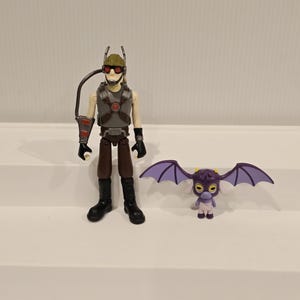 Ben 10 Figure Dr Animo Goatadactyl Mutated Purple Monster Figure Set