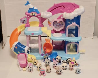 Disney T.O.T.S. Nursery Headquarters Playset with Baby Animal Figures Set