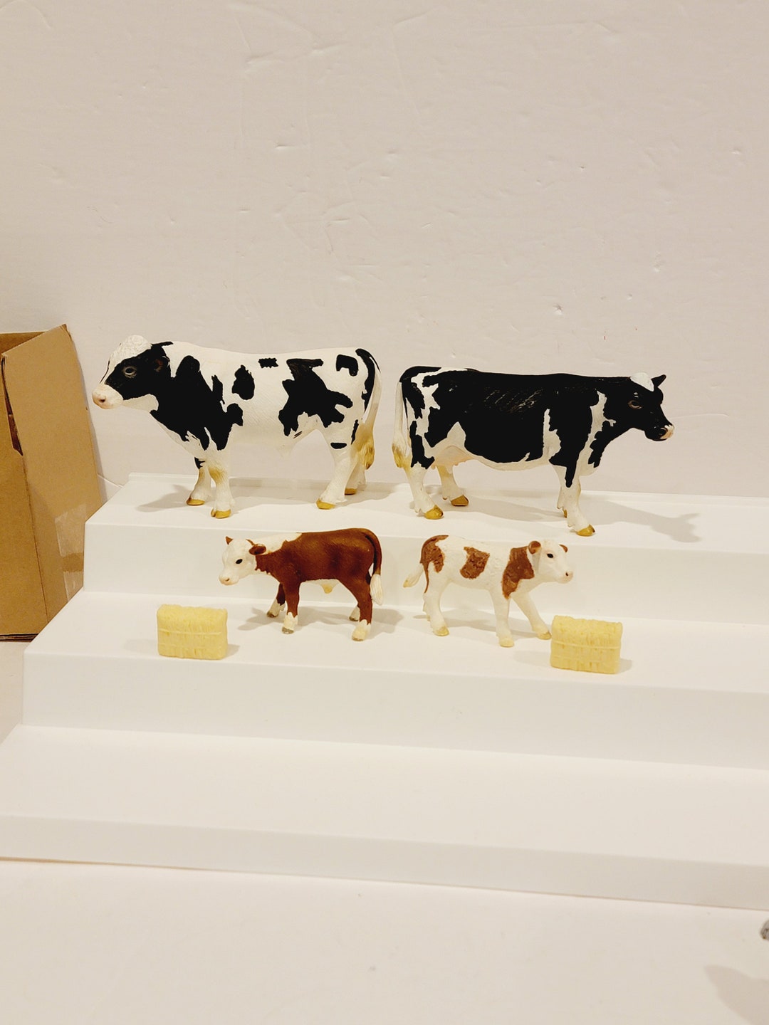 Schleich Cattle Cow Calf Lot Etsy