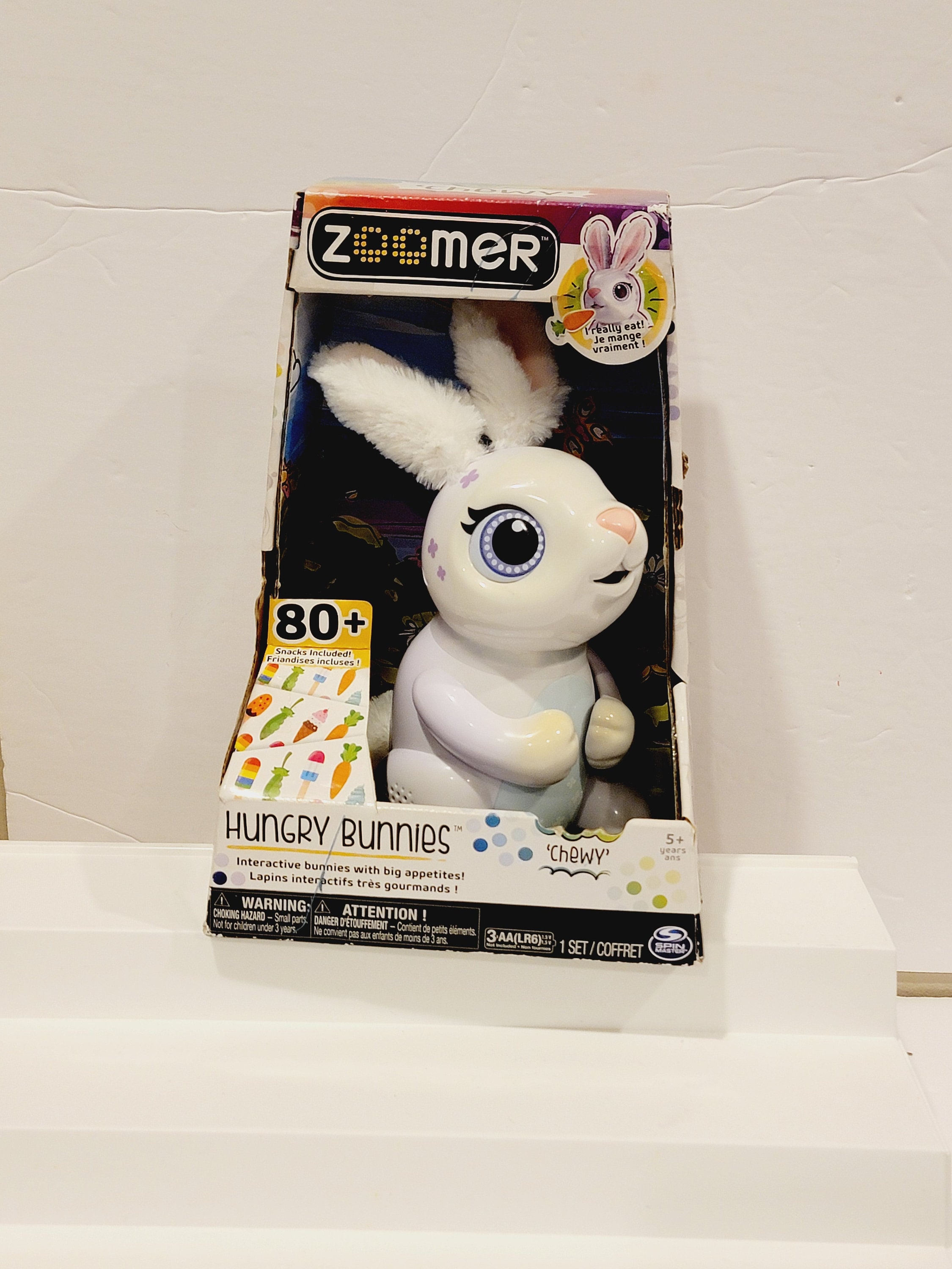 Zoomer Bunny Food Spin Master Zoomer Hungry Bunnies Shreddy