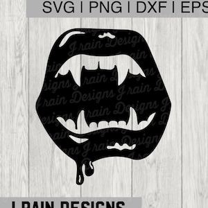 Vampier tanden svg - Vampier tanden png - Vampier tanden DXF - Vampier tanden eps - lippen svg - Halloween svg - vampier svg - vampier png