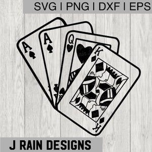 Card SVG - playing cards SVG - poker cards SVG - poker svg - card clipart - poker dxf - poker eps - poker png - playing cards png - card png