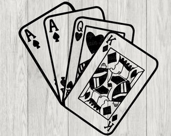 Card SVG - playing cards SVG - poker cards SVG - poker svg - card clipart - poker dxf - poker eps - poker png - playing cards png - card png