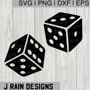 Due dadi SVG - dadi svg - dadi eps - dadi DXF - dadi png - poker svg - poker clipart - poker png - poker dxf - poker eps - tagliasi dadi