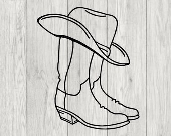 Cowboy boots svg - cowboy boots png - cowboy boots DXF - cowboy boots eps - western svg - western png - western clipart