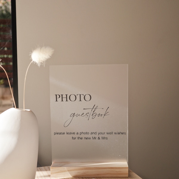 Polaroid Guestbook Sign| Photo Guestbook| Guestbook Sign | Wedding book| Wedding Signage | Event Decor | Event Signs | Minimalist Decoration
