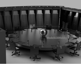 Death Star Conference Room Diorama - STL 3d File