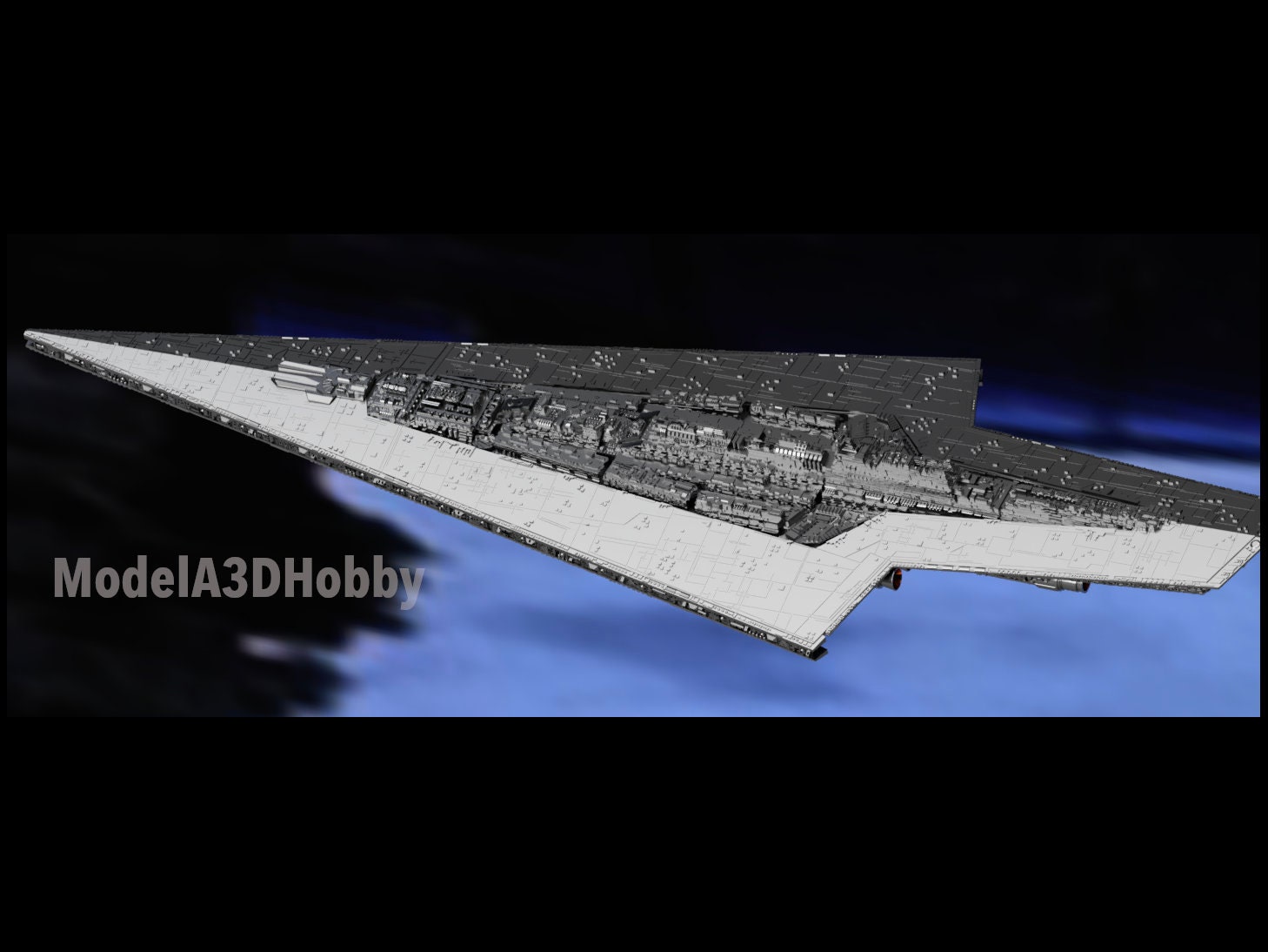 STL file The Executor - Super Star Destroyer - High Detail ⭐・3D printable  design to download・Cults