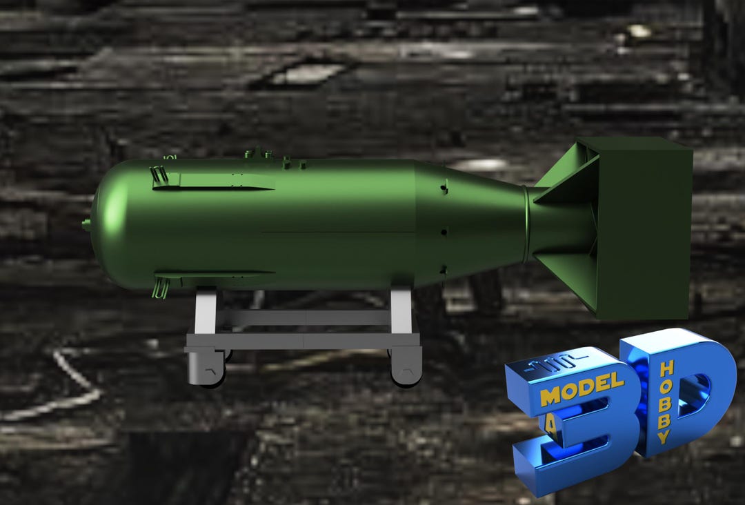 Little Boy Atomic Bomb Scaled for 1/4, 1/6, 1/12 - Etsy