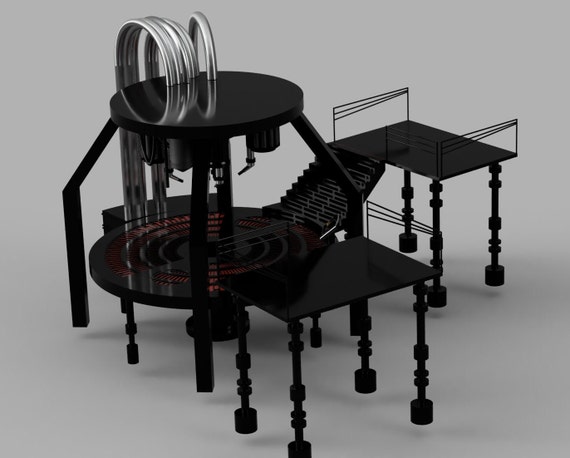 Carbon Freeze Chamber Bespin Cloud City Diorama STL File Etsy