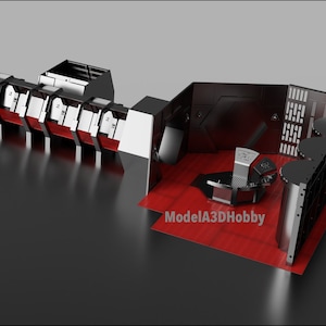 Death Star Zellblock Diorama - STL 3d File
