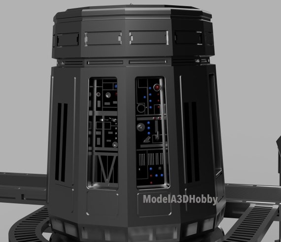 Death Star Tractor Beam Diorama - STL 3d File