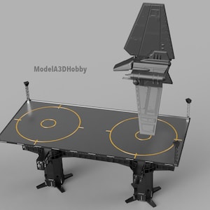 Endor Landing Pad, Antenna & Bunker Diorama 3.75 STL 3d file