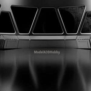 Star Destroyer Bridge Diorama - STL 3d File