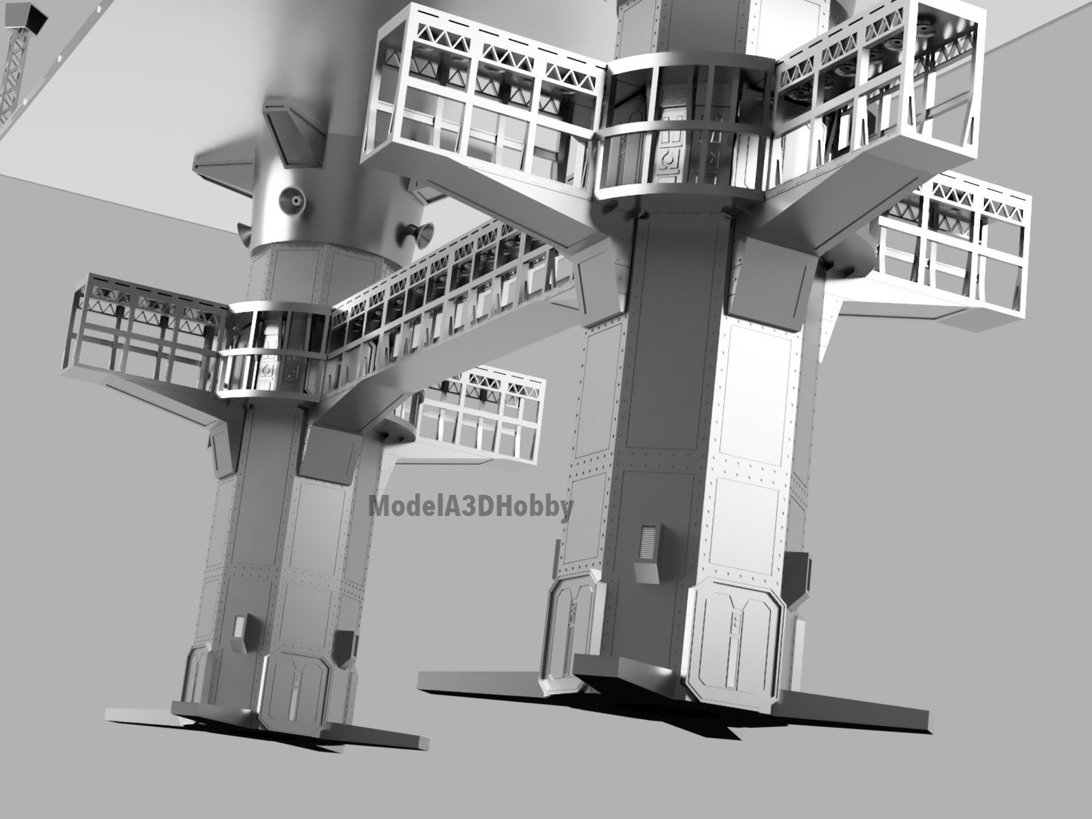 Endor Landing Pad ONLY 3D STL File Etsy