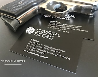 James Bond 007 Quantum of Solace Universal Exports Business Card prop