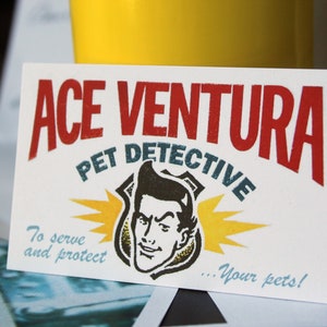 Ace Ventura - Biglietti da visita detective animali x 20 - Replica Prop