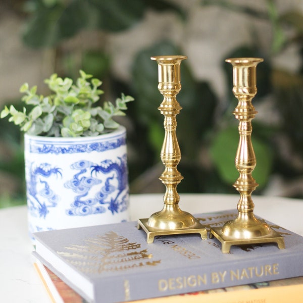 Gold Candlesticks Etsy