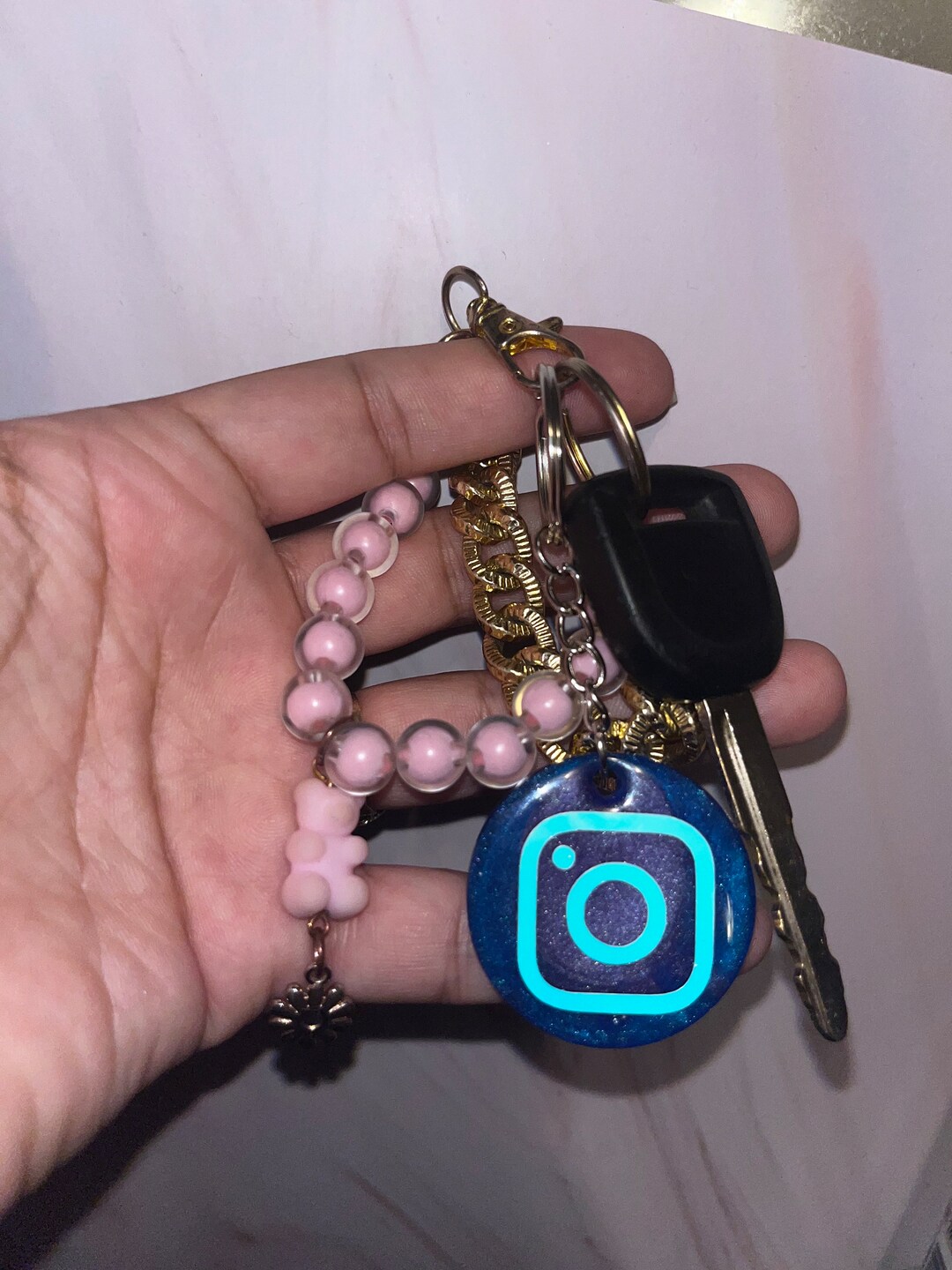 NFC Custom Keychaindigital Business Keychainsocial Media Keychainsmall ...