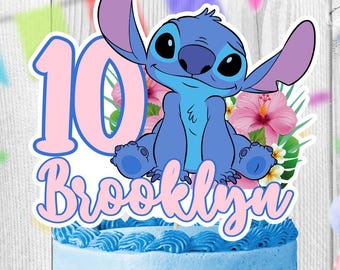 Adorno para tarta de archivo DIGITAL personalizado, adorno para tarta de fiesta de cumpleaños